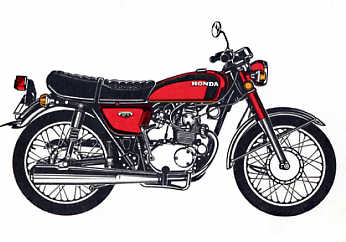 moto honda 1970
